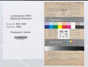 Entnazifizierung Helene Paulussen, geb. 04.02.1901 (Angest.)