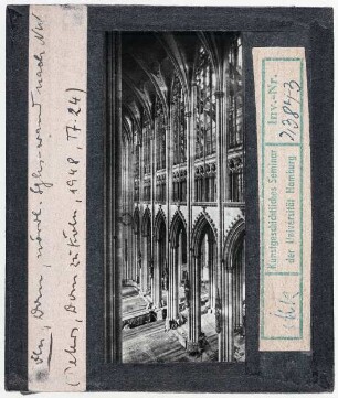 Köln: Dom, Innen nördliche Langhauswand