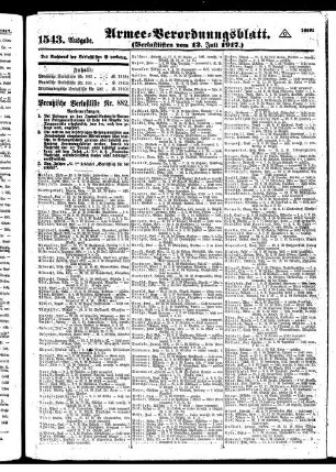 1543.Ausgabe. Donnerstag, 12. Juli 1917
