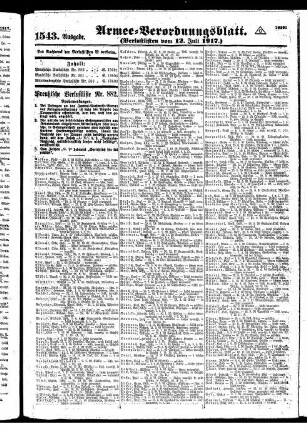 1543.Ausgabe. Donnerstag, 12. Juli 1917