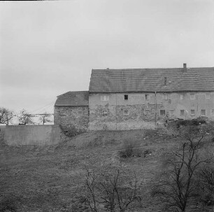 Großröhrsdorf, Vierseithof, Nr. 43, 2. H. 19. Jh. Ansicht von Nordwesten