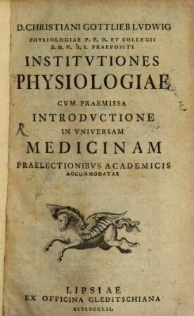 Institutiones physiologicae