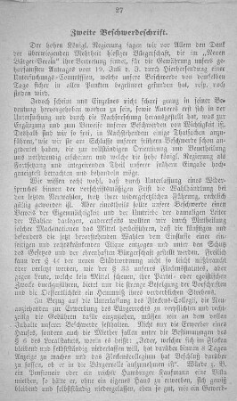 Zweite Beschwerdeschrift.