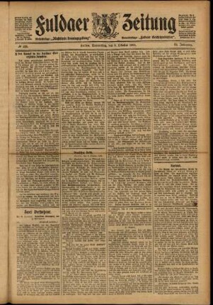 Ausgabe vom Donnerstag, den 05. Oktober 1905.