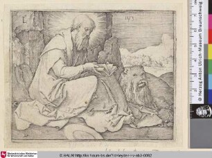 [Der heilige Hieronymus in einer Landschaft; St Jerome in a Landscape]