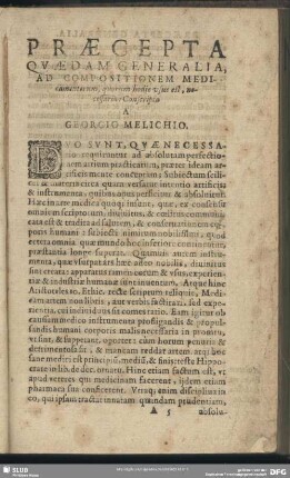 Praecepta Generalis