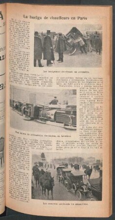 La huelga de chauffeurs en París