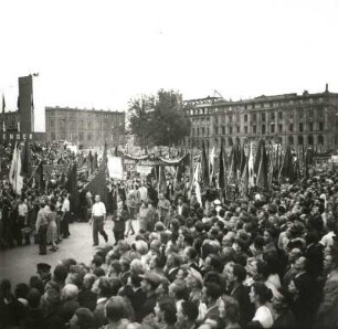 Berlin. Demonstration zum I. Nationalkongreß des demokratischen Deutschlands