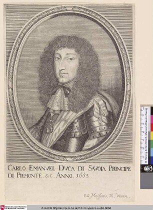 Carlo Emanuel Duca di Savoia Principe