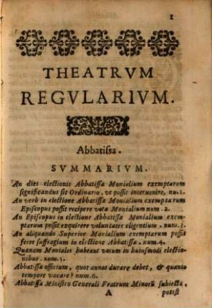 Theatrum Regularium