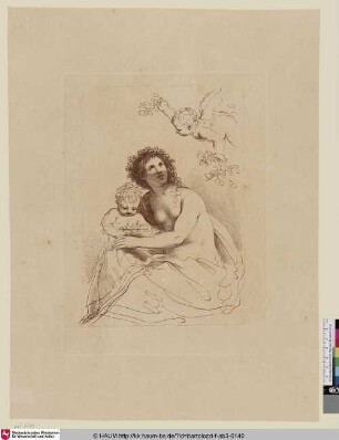 [Flore et deux Amours; Flora mit zwei Amoretten]