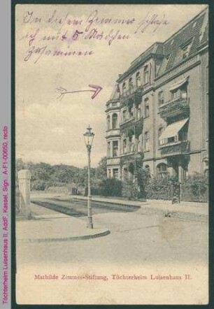 Töchterheim Luisenhaus II in Kassel, Mathilde-Zimmer-Stiftung