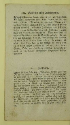 210. Kaiser des ersten Jahrhunderts
