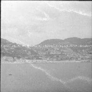 Blick auf die Riviera, Italien