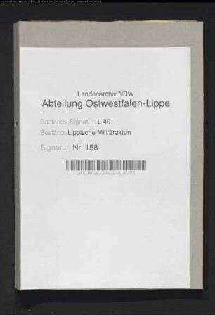 Kostenrechnung für das lipp. Kreiskontingent für Nov. 1796