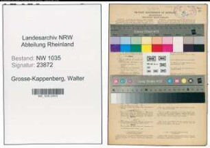 Entnazifizierung Walter Grosse-Kappenberg , geb. 28.05.1915 (Ingenieur)
