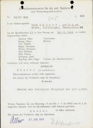 Meurer, Hans
