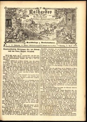 Ausgabe vom Sonntag, den 08. April 1900.