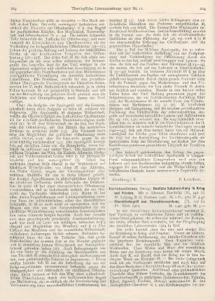 224-226 [Rezension] Kerschensteiner, Georg, Deutsche Schulerziehung in Krieg und Frieden