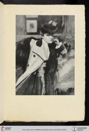 [Robert Demachy, III. Portrait—Mlle. D., halftone reproduction]
