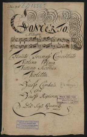Konzerte; fl, orch; g-Moll; QV 5:193