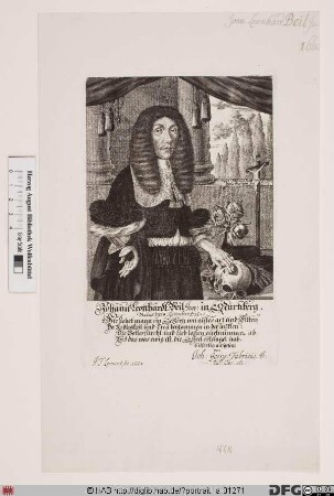 Bildnis Johann Leonhard Beil d. J.