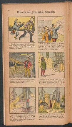 Historia del gran sabio Macánico - [Cómic]