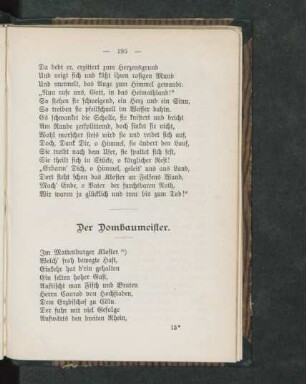 Der Dombaumeister