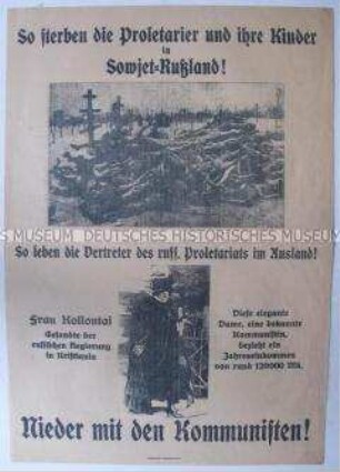 Bebilderter Sonderdruck mit antisowjetischer und antikommunistischer Propaganda