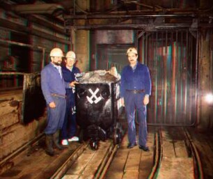 3.10.1990, "Letzte Schicht": Fotosession mit letztem Hunt