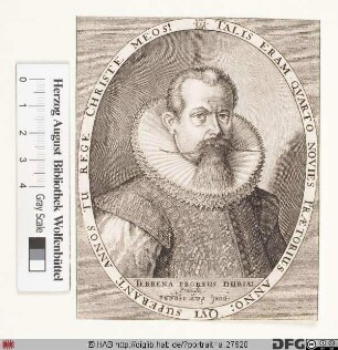 Bildnis Bernhard Praetorius (eig. Schultheiß)