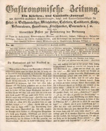 No. 16 (April 1844)