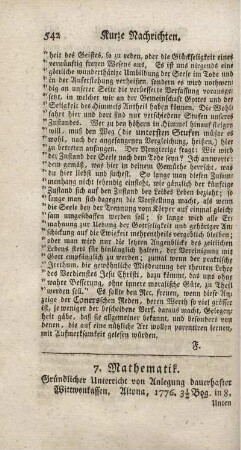 Gründlicher Unterricht von Anlegung dauerhafter Wittwenkassen.