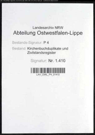 Kirchenbuchduplikat der evangelisch-lutherischen Gemeinde Hemer (GHT 1867-1868). (Gemeinde: Hemer, evangelisch-lutherische Gemeinde)
