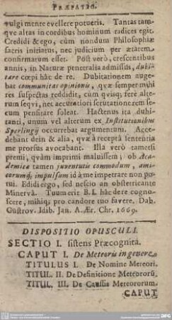 DISPOSITIO OPUSCULI.