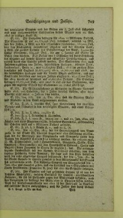 Berichtigungen und Zusaetze
