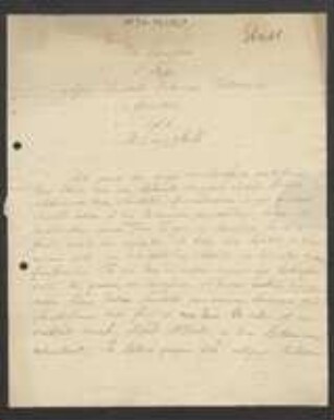 Brief von Herman van Hall an David Heinrich Hoppe