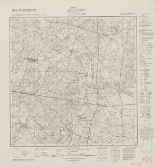 2574 Lubiewo, Topographische Karte 1:25000 (4cm - Karte)