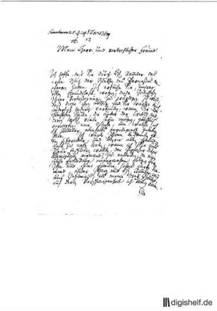 12: Brief von Johann Nikolaus Götz an Johann Wilhelm Ludwig Gleim