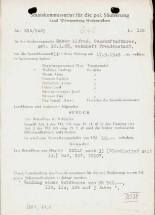 Huber, Alfred