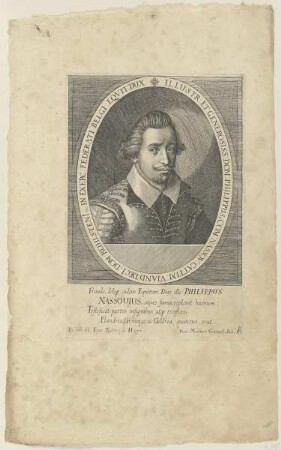 Bildnis des Philippus, Graf von Nassau