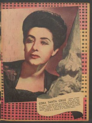 [Fotografía de] Cora Santa Cruz
