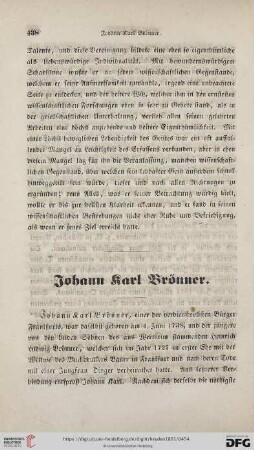Johann Karl Brönner