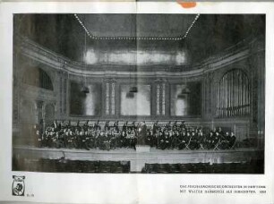 Das Philharmonische Orchester in New York 1902