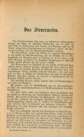 Das Steuerwesen