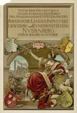 Bayerische Landes-Industrie-, Gewerbe- und Kunstausstellung Nürnberg 1896