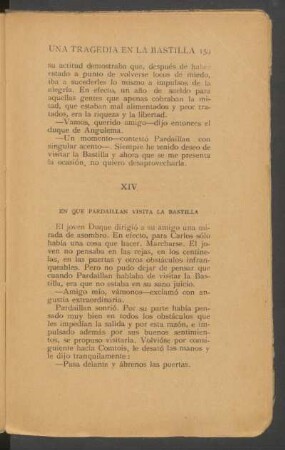 XIV - En que Pardaillán visita la Bastilla