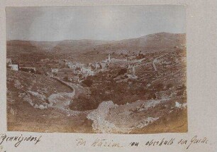 'en Karim [Jerusalem]. Von oberhalb der Quelle