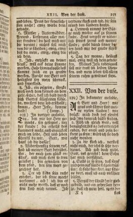 153-172, XXII. Von der Buse