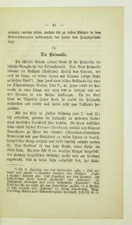 13. Die Palmaille